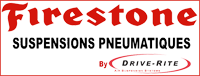 logo marque Firestone suspensions pneumatiques pour 4x4