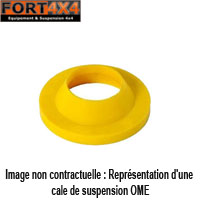 OME - Entretoise de Ressort AR OME 10mm Jeep Gd Cherokee ZJ 1993-1998. Cale de rehausse de ressort hélicoïdal permettant d’ajuster la suspension de 10mm.