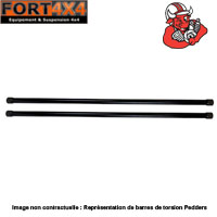 PEDDERS - Barres de torsion (la paire) avant Mitsubishi Pajero 2 - 1282mm