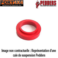 PEDDERS - Cale de ressorts polyuréthanes +20mm – pièce. Se monte SOUS le ressort - avant Nissan Patrol GR Y60