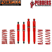 PEDDERS - Kit suspension réhausse +40mm Suzuki Jimny à partir de 2018 comprend : 4 ressorts médium - 4 amortisseurs TrakRyder Foam Cell