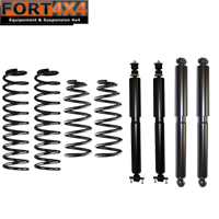 STANDARD - Kit suspension hauteur et souplesse équivalent origine Jeep Grand Cherokee Diesel WJ/WG de 1999 à 2005 comprend : 2 Paires de ressorts - 4 Amortisseurs