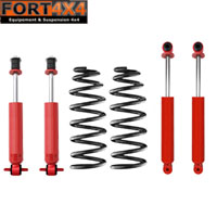 SPORT KIT - Kit suspension réhausse +40mm Hyundai Galloper 3 portes (sans barres torsion) - comprend 2 ressorts arrière médium - 4 amortisseurs Hydrauliques