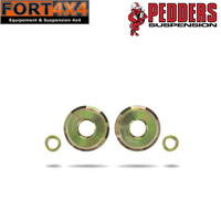 PEDDERS - Cales pour tirants de pont avant - kit de 2. Pour réhausse 50mm et plus Nissan Patrol GR Y60