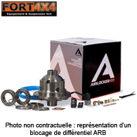 BLOCAGE ARB MITSUBISHI PAJERO I et II 3.2DID ET SPORT (98/06) ET L200 (82/95) AVANT