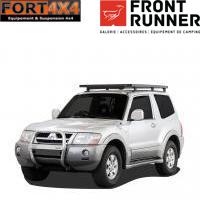 GALERIE DE TOIT SLIMLINE II POUR UNE MITSUBISHI PAJERO III (CK) COURT – DE FRONT RUNNER