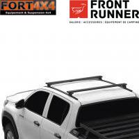 KIT DE BARRES DE TOIT TOYOTA HILUX REVO DOUBLE CAB (2016+) PIEDS ET RAILS - DE FRONT RUNNER