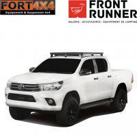 GALERIE DE TOIT SLIMLINE II POUR UNE TOYOTA HILUX REVO DOUBLE CAB (2016+) AVEC RAILS ET PIEDS - PAR FRONT RUNNER