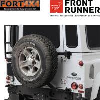 PORTE ROUE DE SECOURS POUR UN LAND ROVER DEFENDER 90 OU 110 (1983-2016) STATION WAGON - DE FRONT RUNNER