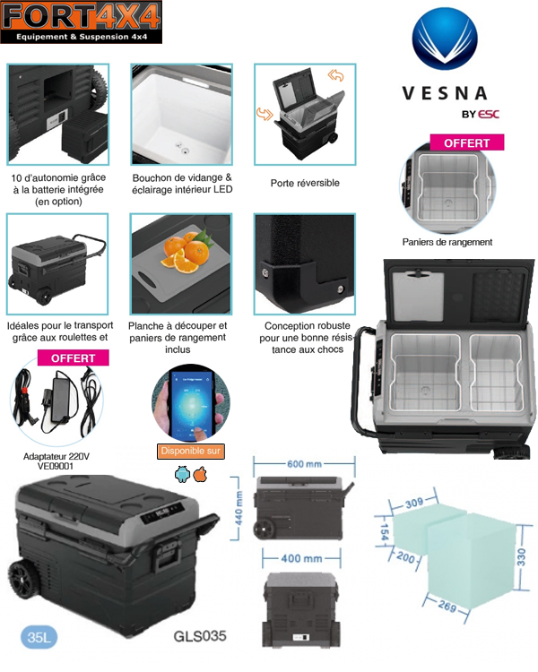 Réfrigérateurs portables Vesna pour camping-car - Vesna