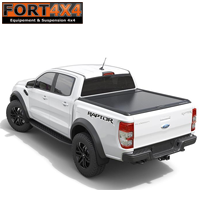 COUVRE BENNE COULISSANT MOUNTAIN TOP FORD RANGER 2019+ RAPTOR DOUBLE CAB NOIR