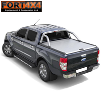 COUVRE BENNE COULISSANT MOUNTAIN TOP FORD RANGER 2016+ DOUBLE CAB GRIS