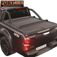 BARRES DE PORTAGE NOIRES POUR ROLL COVER MOUNTAIN TOP MTC DMAX 2020+ (la paire)