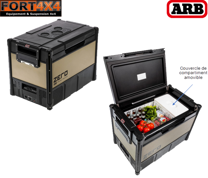 Nouvelle glacière à compresseur portable Dual Zone ZERO ARB 69 litres