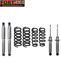 ECO KIT - Kit suspension réhausse +40mm Mitsubishi Pajero 3.2 DID long - comprend 2 ressorts arrière médium - 2 ressorts avant médium - 4 amortisseurs Nitrogas