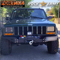 PARE CHOC AVANT ROCK ARMY JEEP CHEROKEE XJ - RAPTOR PARE CHOC AVANT ROCK ARMY JEEP CHEROKEE XJ - RAPTOR