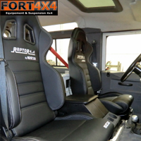 SPARCO - SIEGES POUR TOYOTA LJ KZJ 70 STYLE CUIR - KIT 2 SIEGES + GLISSIERES + BASES DE MONTAGE