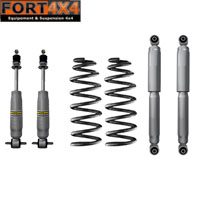 ECO KIT - Kit suspension réhausse +40mm Mitsubishi Pajero (L040 de 1989 à 1991) 3 portes - comprend 2 ressorts arrière médium - 4 amortisseurs Nitrogas