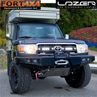 KIT ECLAIRAGE LED LAZER LONGUE PORTEE ST4 EVOLUTION AVEC INTEGRATION A LA CALANDRE POUR TOYOTA LAND CRUISER SERIE 7 (2007+)