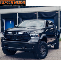 KIT ECLAIRAGE LED LAZER LONGUE PORTEE TRIPLE-R4 Gen2 ELITE AVEC INTEGRATION A LA CALANDRE POUR DODGE RAM 1500 (2013+)