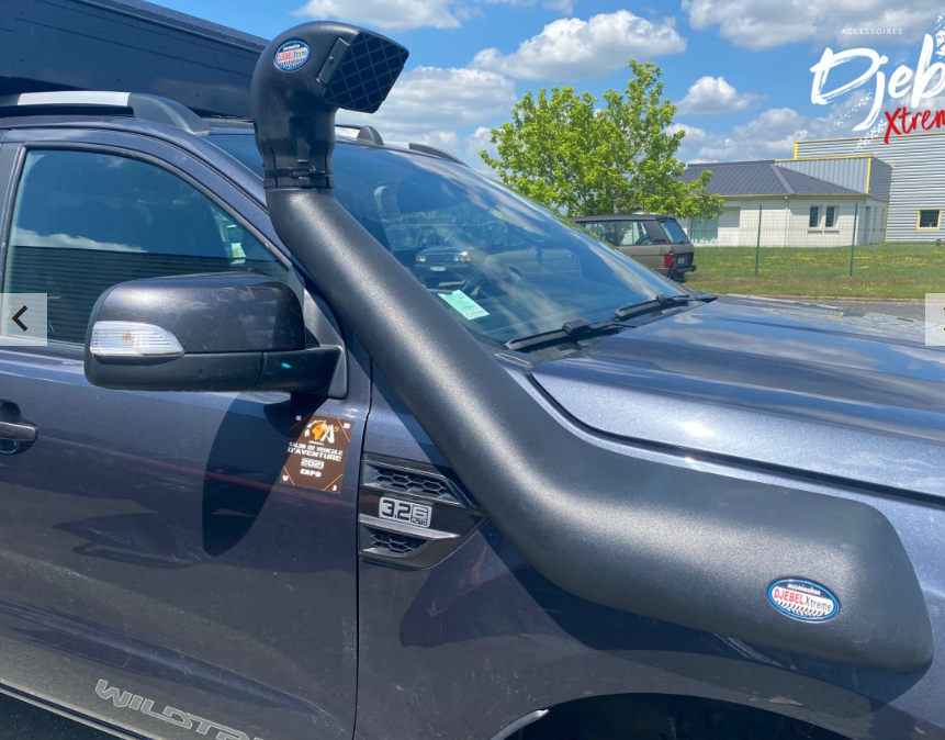 DJEBELXTREME-SNORKEL  FORD RANGER T6-T7-T8-Moteur 2.2L et 3.2L UNIQUEMENT 