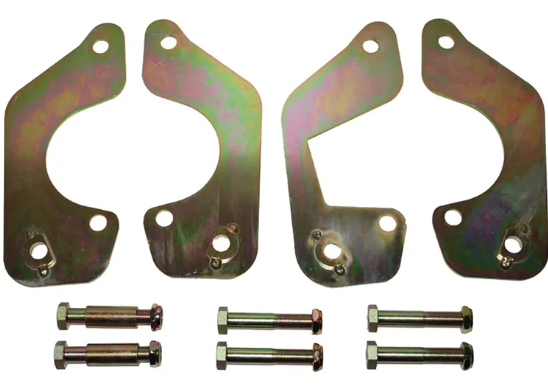 Castor plate 5°-Permet de corriger la chasse d'un véhicule réhaussé entre 10 et 15cm  Pour utilisation extrème-Nécessite d'être soudé ou boulonné  Perçage nécessaire ø16.5x4  Prix du kit
