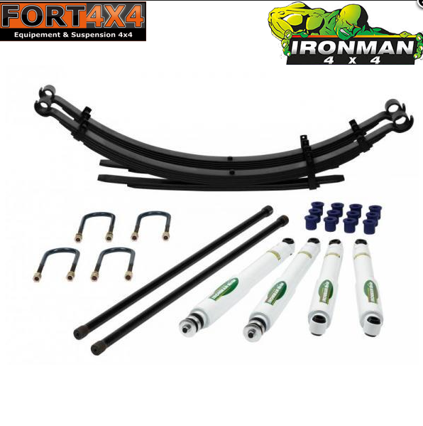 Kit Rehaussement Carrosserie +1 Pouce Pour Isuzu Trooper II III - 8 Entretoises Polyamide PA6, Boulons Inclus