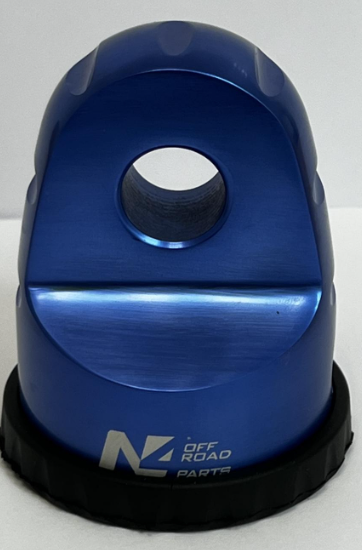 Arrêt de corde 8T en aluminium anodisé bleu pour fixation manille N4-Offroad