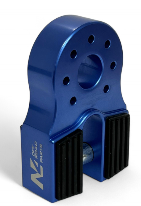 N4-Offroad-Arrêt de corde 10T en aluminium anodisé bleu pour fixation manille N4-Offroad