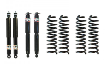 EFS-KIT SUSPENSION  ELITE MEDIUM JK 4PORTES DIESEL +75MM- RESSORTS AV + 60KG ET RESSORTS ARRIERE +100KG
