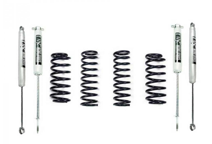 Kit de suspension BDS Lift 2-4 AMORTISSEURS + 4 RESSORTS MEDIUM