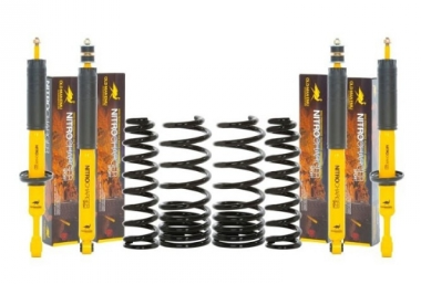 OME-KIT DE SUSPENSION OME SPORT REHAUSSE +100mm TARAGE MEDIUM POUR NISSAN PATROL GQ Y60 CHASSIS COURT