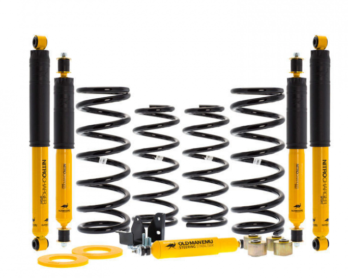 KIT DE SUSPENSION OME SPORT REHAUSSE +40MM TARAGE MEDIUM