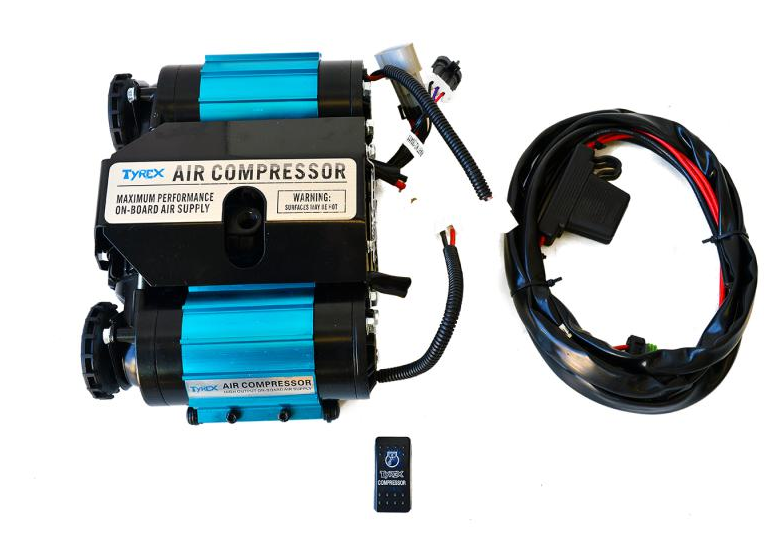 COMPRESSEUR D'AIR TIREX À DEUX MOTEURS