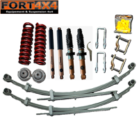 SANDKAT4X4-Kit Suspension  - Rehausse env. 5 cm - Nitrogas AJUSTABLE - Pickup Toyota Hilux Revo - Charge +100kg/+500kg
