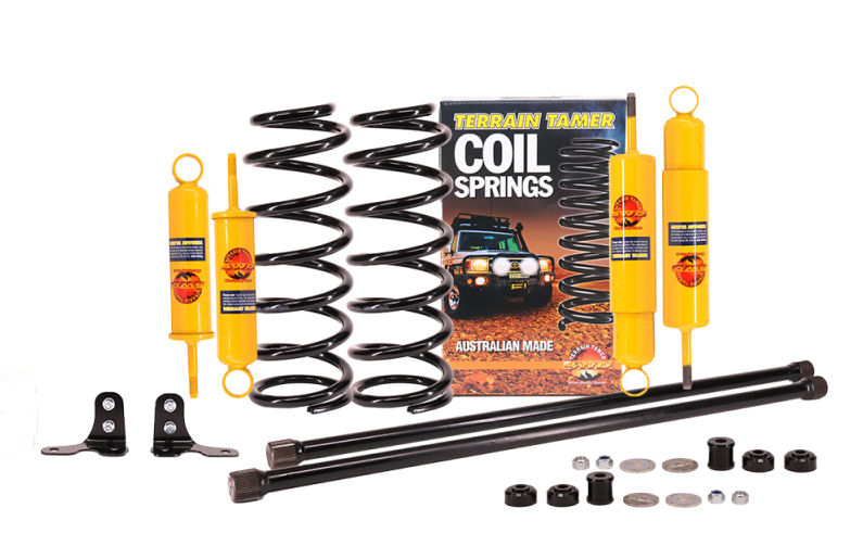 KIT DE SUSPENSION TERRAIN TAMER REHAUSSE +40/50MM POUR TOYOTA LANDCRUISER 100