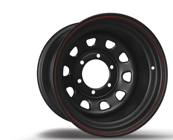 4 JANTES DAYTONA NOIRE 15x8 ET-30 POUR TOYOTA