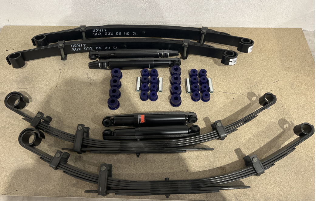 Kit suspension medium +5cm pour Suzuki Santana Samurai - Diesel châssis Long 1998->2003