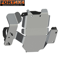 N4-Offroad Ski protection nez pont arrière aluminium 8mm Toyota Land Cruiser Série 7 après 1999 