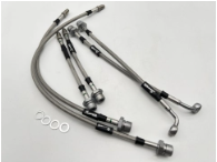 Kit durites de Frein aviation en inox HZJ73 KZJ73 + 7CM