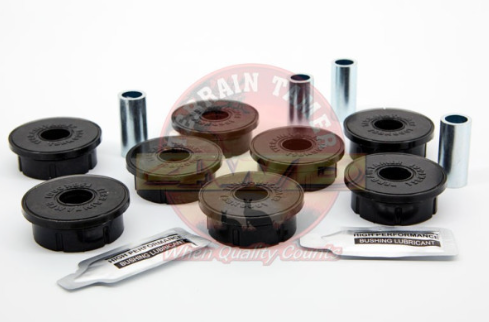 KIT SILENT-BLOCS POLYURETHANE AVANT OU ARRIERE TIRANTS DE PONT CÔTÉ DIFF 