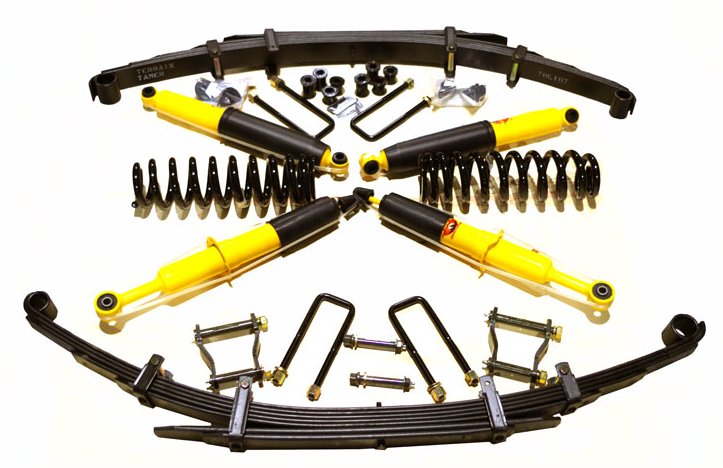 KIT DE SUSPENSION TERRAIN TAMER REHAUSSE +40/50MM POUR MITSUBISHI L200 A PARTIR DE 2015 ET FIAT FULLBACK-gamme confort