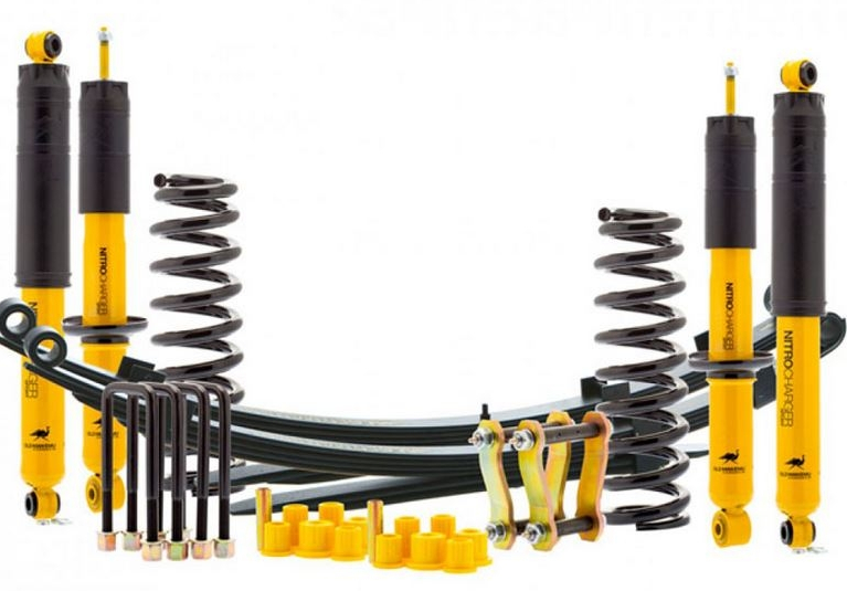KIT DE SUSPENSION OME NITROCHARGER PLUS REHAUSSE +40MM TARAGE lazmes  +300KG  et ressorts + 100 kgPOUR ISUZU DMAX A PARTIR DE 2020