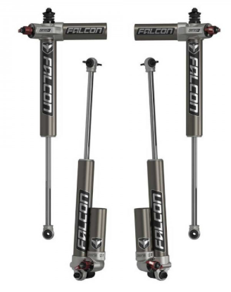 Ensemble d'amortisseurs TeraFlex Falcon Series SP2 3.3 à réglage rapide et kit de rehausse Piggyback de 5 à 6 pouces