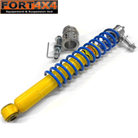 TOUGHDOG - AMORTISSEUR DE DIRECTION RENFORCE POUR NISSAN PATROL GR Y61 (2000+) Technologie RTC avec ressort de retour au centre. Piston Ø35mm