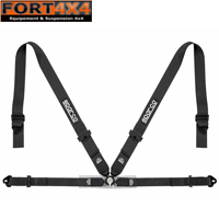 HARNAIS DE SECURITE 4 POINTS SPARCO SPORT HOMOLOGUE FIA NOIR