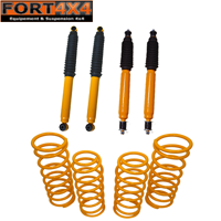 RAPTOR 4X4 - KIT DE REHAUSSE + 10 CM COMPRENANT 4 AMORTISSEURS CHARGES LOURDES - 4 RESSORTS HD