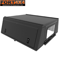 ALU CAB - HARDTOP ADVENTURE 3 POUR TOYOTA HILUX REVO DOUBLE CABINE - ALUMINIUM STRIE NOIR