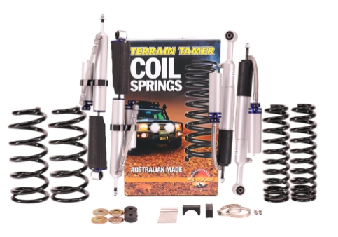 TERRAIN TAMER-KIT DE SUSPENSION AVEC AMORTISSEUR PRO SHOCK REHAUSSE +40/50MM POUR TOYOTA PRADO GRJ150/KDJ150 A PARTIR DE 2009 SANS KDSS