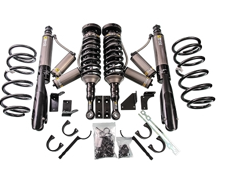 KIT DE SUSPENSION OME BP51 REHAUSSE +40/50MM TARAGE +600KG POUR TOYOTA LAND CRUISER 200